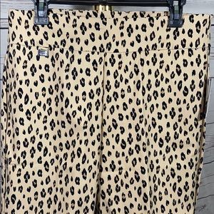 Premise Bengaline Leopard Bermuda Shorts Sz L